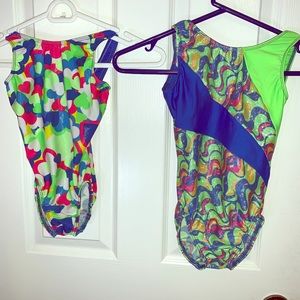 3/30$ Motionwear colourful leotards/bodysuits